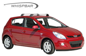 Yakima Whispbar roof racks Hyundai i20